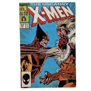 Uncanny X-Men Vol 1 #222 VF FN Marvel 1987 Direct Wolverine Sabretooth Marauders